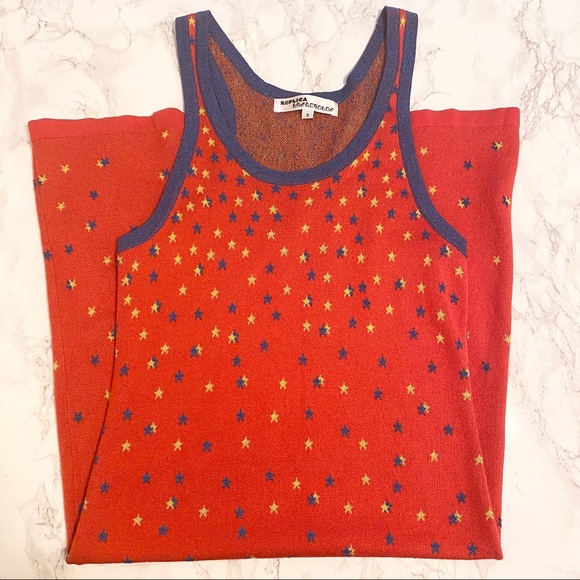 Replica Los Angeles Star Print Knit Dress Size S - Picture 3 of 8